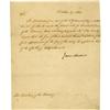 James Madison 1812 Manuscript Letter Signed
