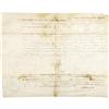 James Monroe Signed Land Certificate.