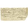 Image 1 : William H. Harrison Autograph Note Signed; 1794