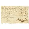 William H. Harrison 1794 Document Signed