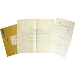 James K. Polk and James Buchanan Signed Document