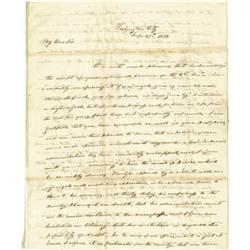 James Knox Polk Autograph Letter Signed
