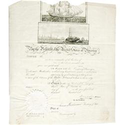James K. Polk and James Buchanan Document Signed