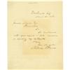 Millard Fillmore Autograph Letter Signed; 1852