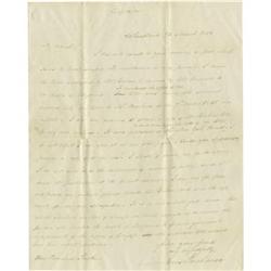 James Buchanan: Autograph Letter Signed