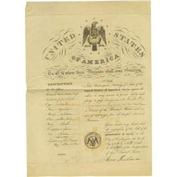 James Buchanan as Secy of State Document Signed