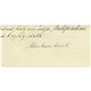 Abraham Lincoln as President Clipped Signature
