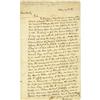 Lincoln Friend Ira Harris Autogra. Letter Signed