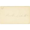 Image 1 : Boston Corbett Signature on a Card