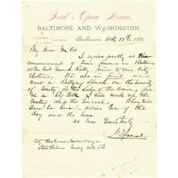 Theater Owner John T. Ford ALS