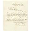 Andrew Johnson Letter Signed; 1865