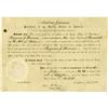 Andrew Johnson Signed Postmaster's Appointment D