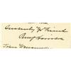Image 2 : Benjamin Harrison Autograph Letter Signed; 1896