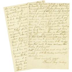 First Lady Flo. Harding Autograph Letter Signed