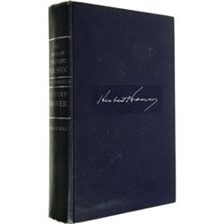 Hoover Signed Book: The Ordeal of Woodrow Wilson