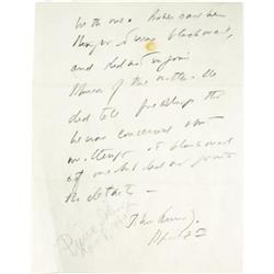 John F. Kennedy Autograph Statement Signed