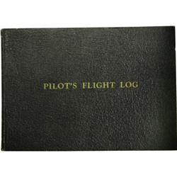 Signed John F. Kennedy Student Pilot Log Book