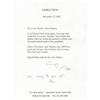 Image 1 : George Bush and Barbara Bush Typed Letter Signed