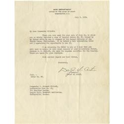 General Douglas MacArthur Typed Letter Signed