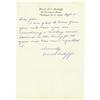 Anthony McAuliffe Autograph Letter Signed