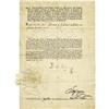 King Ferdinand VII of Spain Document Signed