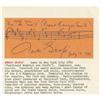Image 2 : Ferdinand Rudolph von Grose Signed Musical Quote