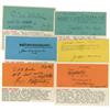 Image 1 : Collection of 6 Autograph Musical Quotes Signed