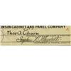 Image 2 : Inventor Thomas Alva Edison Signed Check