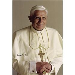 Large Color Pope Benedict XVI Signed Photograph