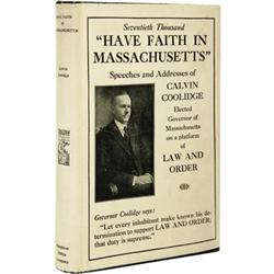 Calvin Coolidge: Signed 1st Edition - Have Faith