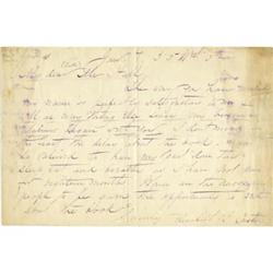 Tenting on the Plains w/ Elizabeth Custer Letter