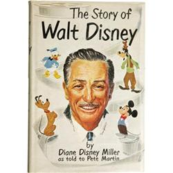 Diane Disney Miller & Walt Disney Signed Book