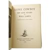 Image 2 : Will James Inscribed First Edn. of Lone Cowboy