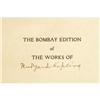 Image 2 : Rudyard Kipling 6 Signed Bombay Collection Books