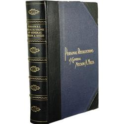 Gen. Nelson Miles Superb Inscribed Recollections