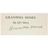 Image 2 : Grandma Moses: Signed 1st Ed. of My Life's Story