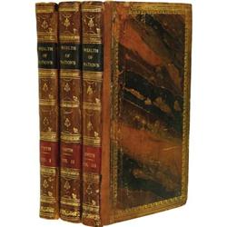 Adam Smith: 1805 3-Volume Set Wealth of Nations