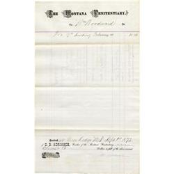 With a Document Signed by Granville Stuart