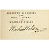 Image 2 : Woodrow Wilson: Signed Addresses & Public Papers