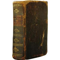1804 First Edition of Code Cevil Des Francais