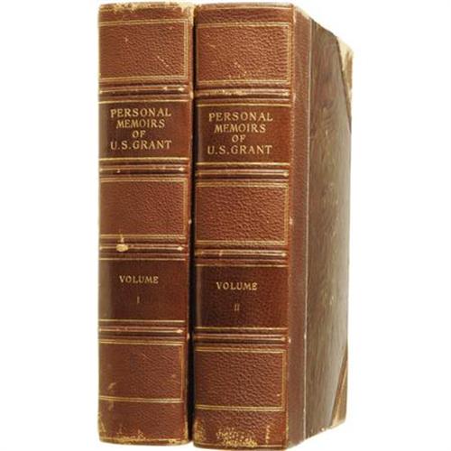 Ulysses S. Grant, Memoirs, Signed Julia Grant