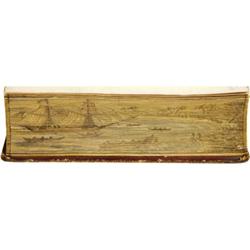 Fore-Edge Painting of an Island Shore Scene