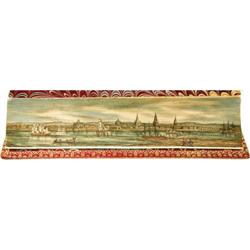 Fore-Edge Painting of Liverpool on Hemans