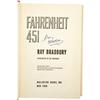 Image 2 : Ray Bradbury: Signed 1st Edition Fahrenheit 451