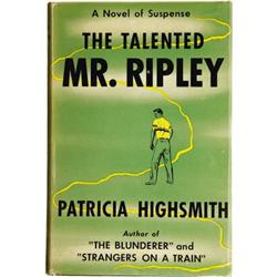 P Highsmith: Signed 1st Edition Talented Ripley 