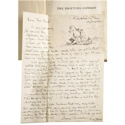 Will James: Review Copy of The Drifting Cowboy