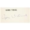 Image 3 : Gore Vidal: Signed First Edition of Williwaw