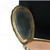 Image 7 : Antique Detailed Enamel Painting Engraved Silver Makeup Powder Shell Shape Box