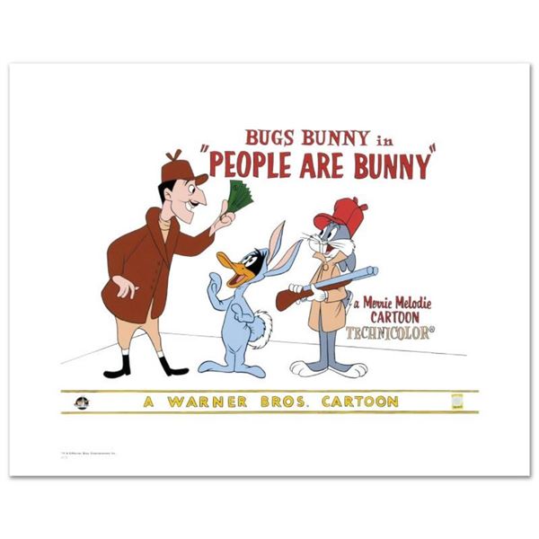"People are Bunny" Limited Edition Giclee from Warner Bros., Numbered with Holog
