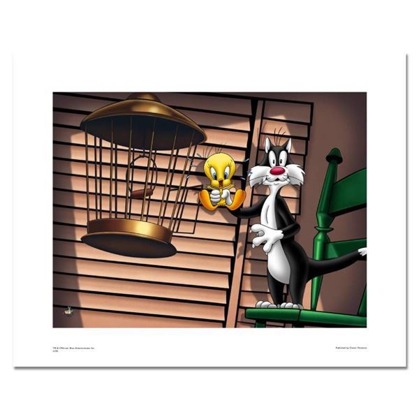  Spotlight, Sylvester and Tweety  Numbered Limited Edition Giclee from Warner Br